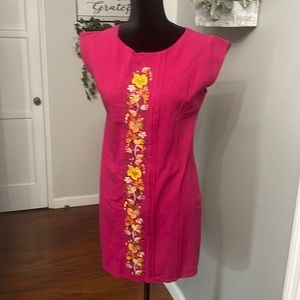 NEW WITH TAG MEXICANA embroidered dress with stunning detail